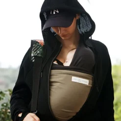 Sale Echarpe de portage L'Originale anthracite poche olive Echarpe De Portage