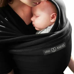Love Radius Echarpe de portage L'Originale noire poche noire