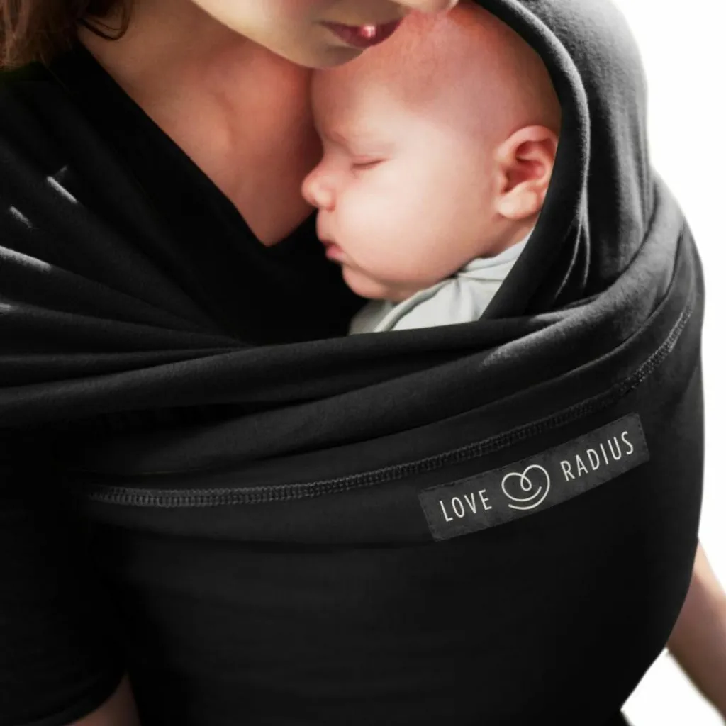 Love Radius Echarpe de portage L'Originale noire poche noire