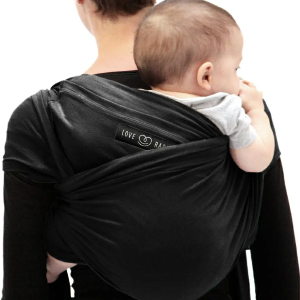 Love Radius Echarpe de portage L'Originale noire poche noire