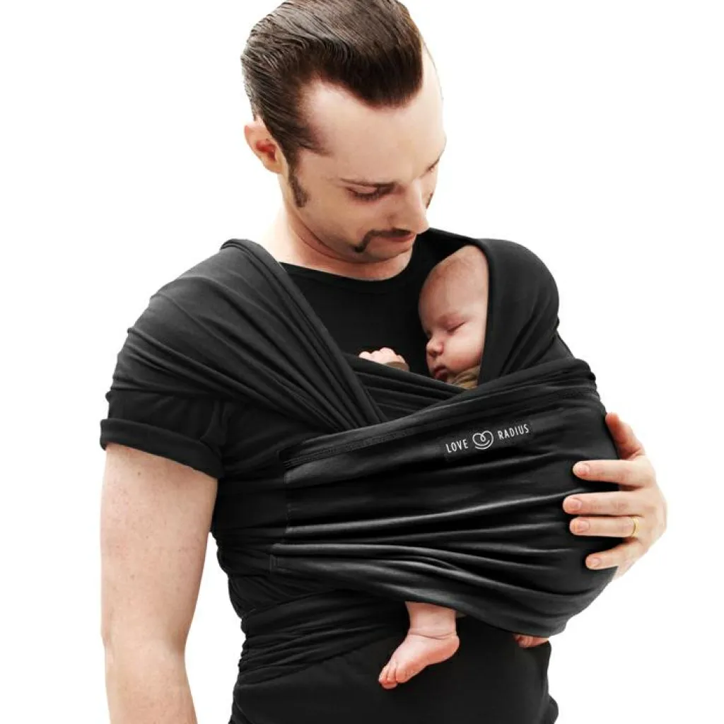 Love Radius Echarpe de portage L'Originale noire poche noire