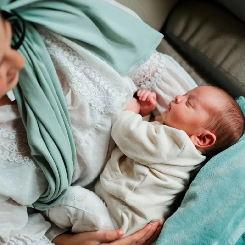 NéoBulle Echarpe de portage My sling jersey sans nœud Tilleul