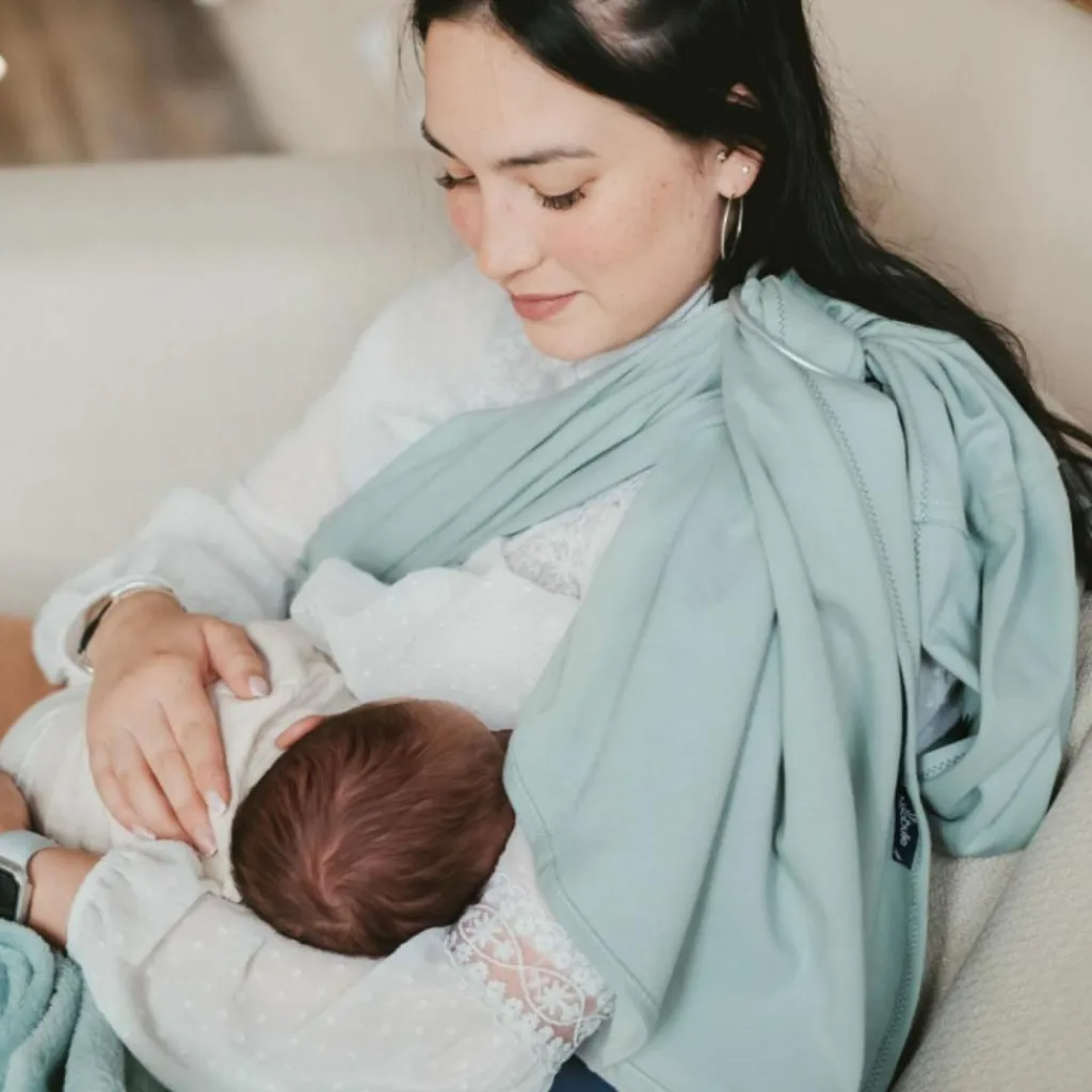 NéoBulle Echarpe de portage My sling jersey sans nœud Tilleul