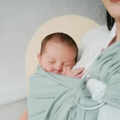 NéoBulle Echarpe de portage My sling jersey sans nœud Tilleul