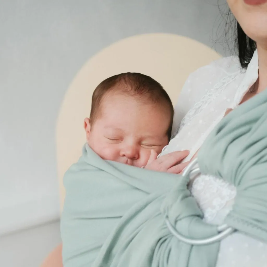 NéoBulle Echarpe de portage My sling jersey sans nœud Tilleul