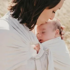 NéoBulle Echarpe de portage My sling sans noeud en jersey coton bio écru