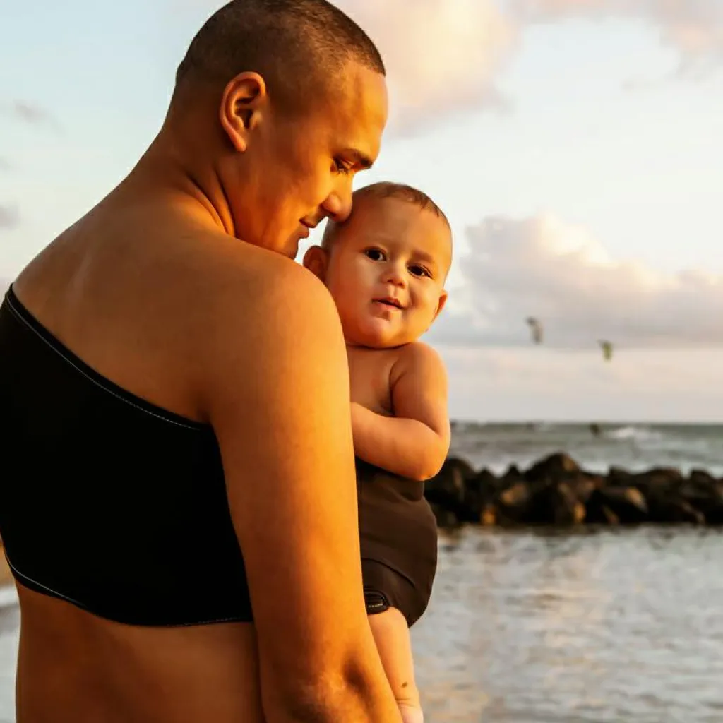 Clearance Echarpe de portage pour activité aquatique Aquabulle noir (taille L 42-44) Echarpe De Portage