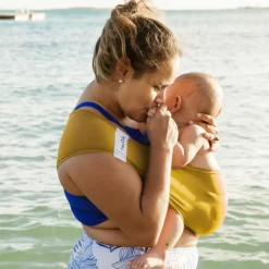 NéoBulle Echarpe de portage pour activité aquatique Safran (taille S)