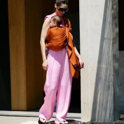 Outlet Echarpe de portage Sling tissée sans nœud Fauve Echarpe De Portage Sling