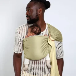 Love Radius Echarpe de portage Sling sans nœud Vanille-Eucalyptus
