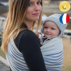 Clearance Echarpe de portage Sling sans noeud tissé en coton bio Malo Echarpe De Portage Sling