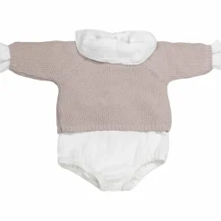 Discount Ensemble 3 pièces en tricot rose (0-1 mois) Layette Bébé