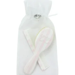 Hot Ensemble brosse et peigne Garda rose Peigne Et Brosse