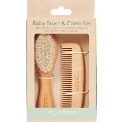 Little Dutch Ensemble brosse et peigne bébé en bois