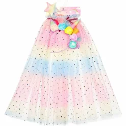 Discount Ensemble cape sirène + diadème + baguette licorne (5-7 ans) Enfant Déguisement Enfant