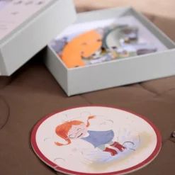 Filibabba Ensemble de 5 puzzles ronds Petits aventuriers