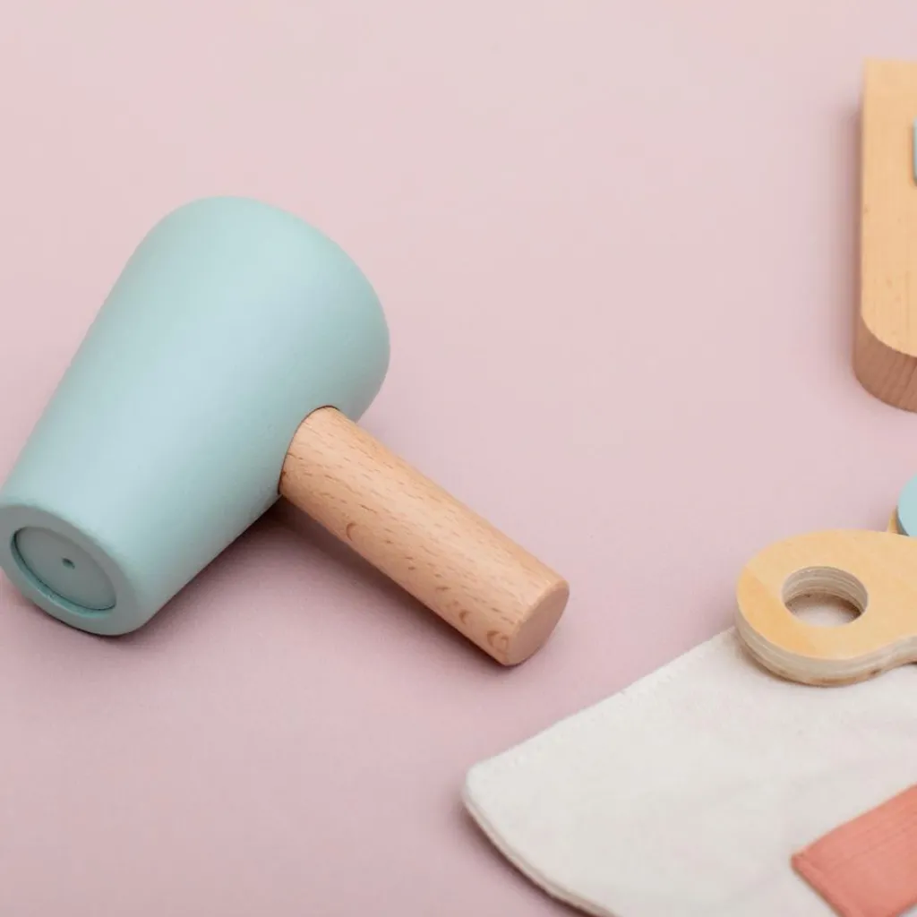 Trixie Ensemble de coiffeur en bois All animals