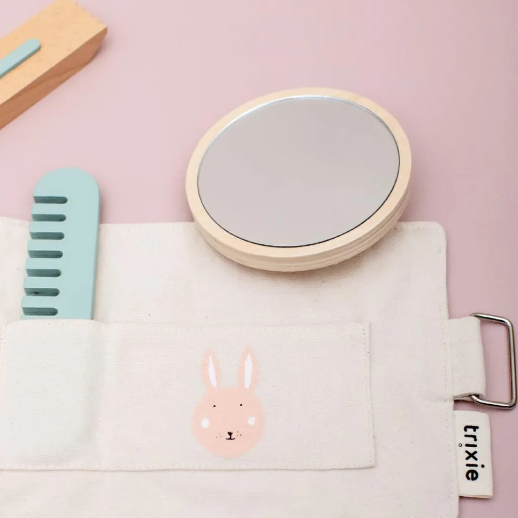 Trixie Ensemble de coiffeur en bois All animals