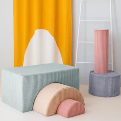 Wigiwama Ensemble de jeu arc-en-ciel Peppermint Green velours côtelé