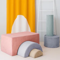 Outlet Ensemble de jeu arc-en-ciel Pink Mousse velours côtelé Parcours De Motricité