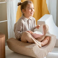 Wigiwama Ensemble de jeu arc-en-ciel Marshmallow velours côtelé