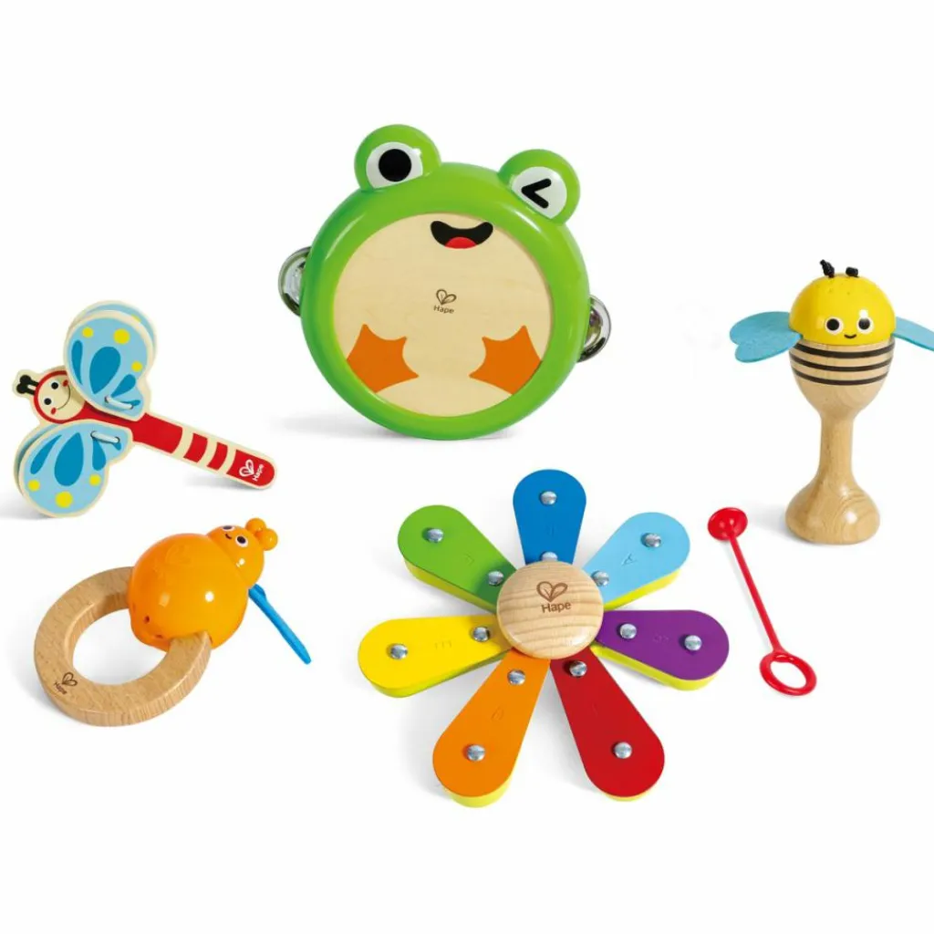 Hape Ensemble de percussions de la nature (6 pièces)