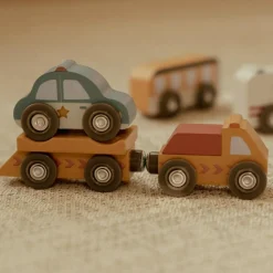 Clearance Ensemble de véhicules en bois Petites Voitures, Véhicules Et Circuits