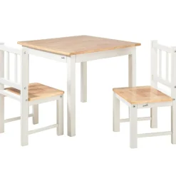 Geuther Ensemble table et chaises Activity blanc-naturel (3 pièces)