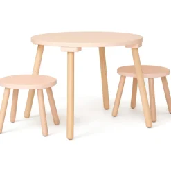 Discount Ensemble table et tabourets Abricot Table
