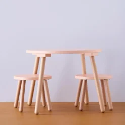 Discount Ensemble table et tabourets Abricot Table