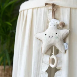 Discount Etoile musicale à suspendre Heaven Clay-Warm Linen Peluche Musicale