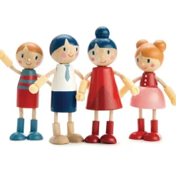 Best Famille de poupées en bois Figurines De Jeu