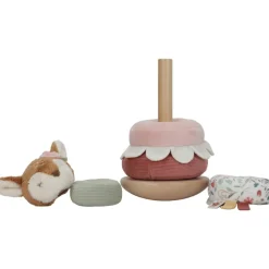 New Faon à empiler doudou bois FSC Fairy Garden Jouet À Empiler