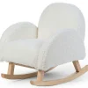 Fauteuil à bascule enfant Teddy écru Fauteuil / Pouf