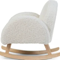 Fauteuil à bascule enfant Teddy écru Fauteuil / Pouf