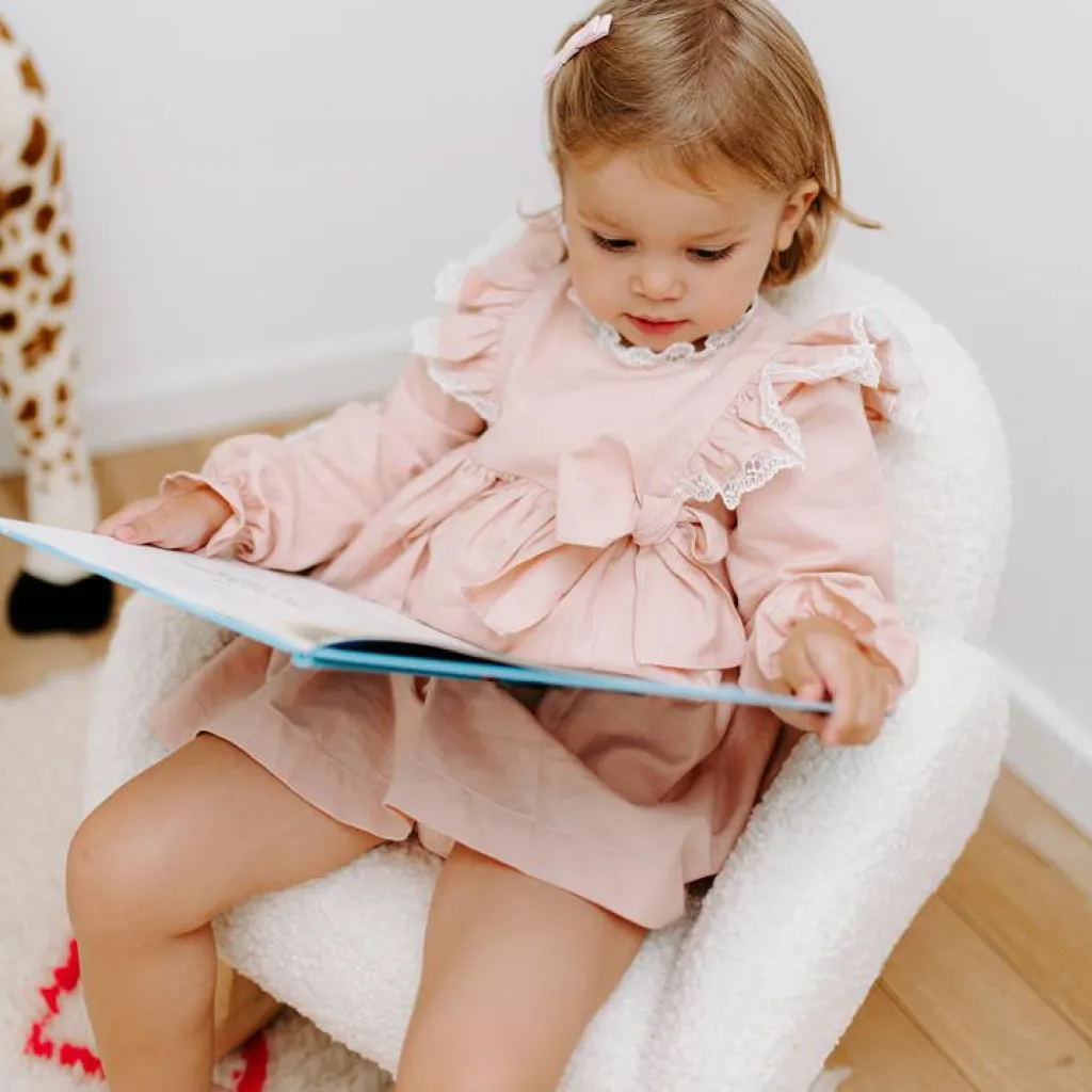 Fauteuil à bascule enfant Teddy écru Fauteuil / Pouf