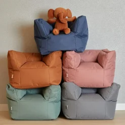 Jollein Fauteuil imperméable Bean bag caramel (45 x 40 x 36 cm)