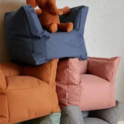 Jollein Fauteuil imperméable Bean bag mellow pink rose (45 x 40 x 36 cm)