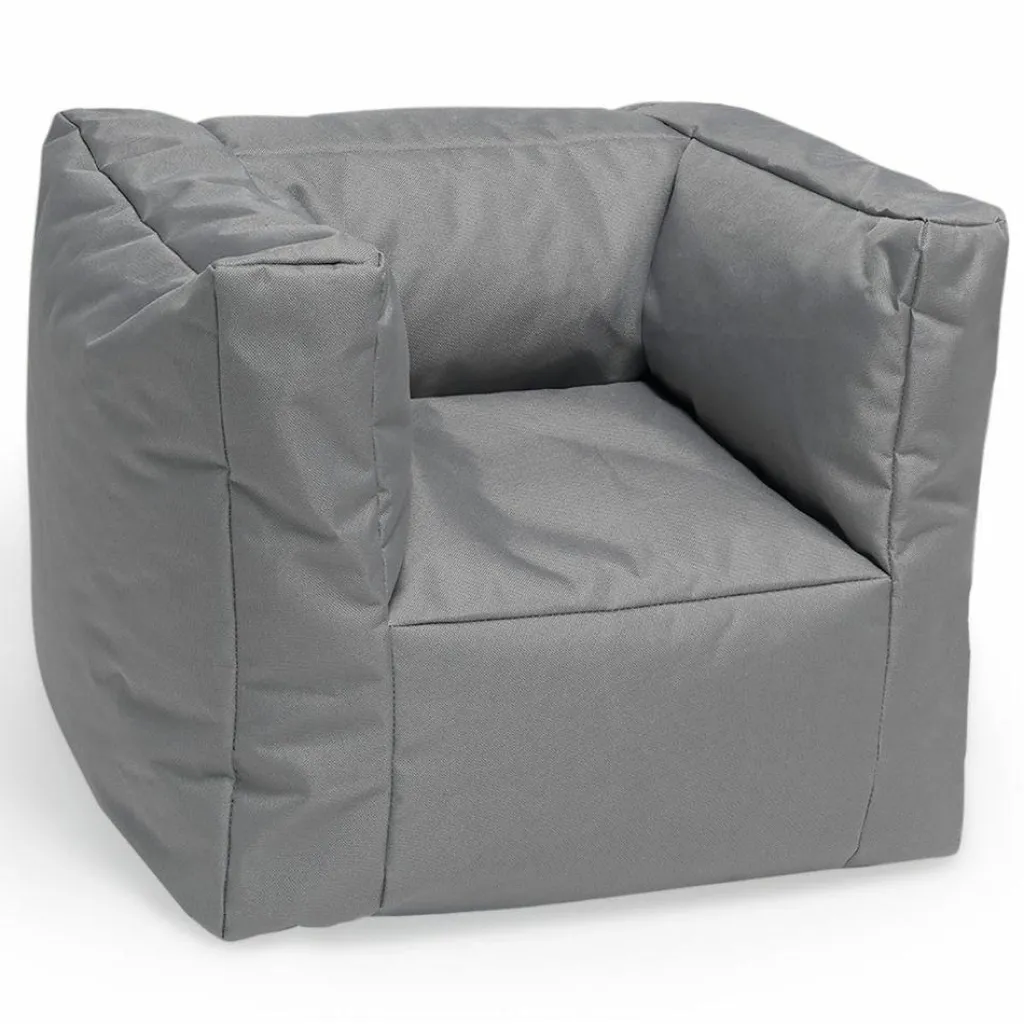 Jollein Fauteuil imperméable Bean bag Storm gris (45 x 40 x 36 cm)