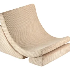 Wigiwama Fauteuil Moon Brown Sugar velours côtelé