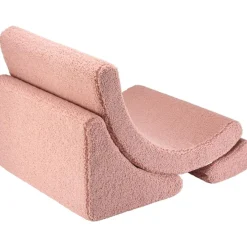 New Fauteuil Moon Guava Pink molletonné Fauteuil / Pouf