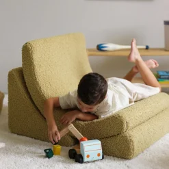 Outlet Fauteuil Moon Matcha molletonné Fauteuil / Pouf