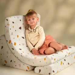 Online Fauteuil Moon Terrazzo Marble Fauteuil / Pouf