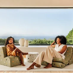 Wigiwama Fauteuil Moon Terrazzo Moss