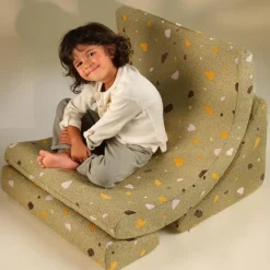 Wigiwama Fauteuil Moon Terrazzo Moss