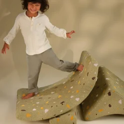 Wigiwama Fauteuil Moon Terrazzo Moss