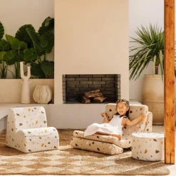 New Fauteuil Moon Terrazzo Sand Fauteuil / Pouf