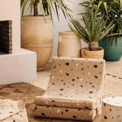 New Fauteuil Moon Terrazzo Sand Fauteuil / Pouf