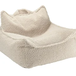 Wigiwama Fauteuil pouf Biscuit molletonné