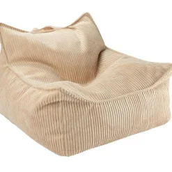 Wigiwama Fauteuil pouf Brown Sugar velours côtelé